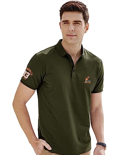 Image of Men's Regular Fit Solid Polo T Shirt |Half Sleeves Collar Tshirts for Men| Casual Tshirt