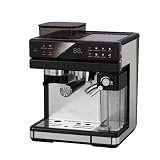 DQXWJZOTPO Espresso Machine with Grinder,Semi Automatic Coffee, Grinding, Extraction, Heating, Household Three in,Suitable for Homes and Offices
