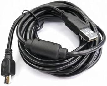 HADWAO Micro USB Charging Charging Cable for PS4 Controller 3m PS4 Controller Data Cable for Xbox One Preste 4 Slim PS4 Pro etc 3M Black