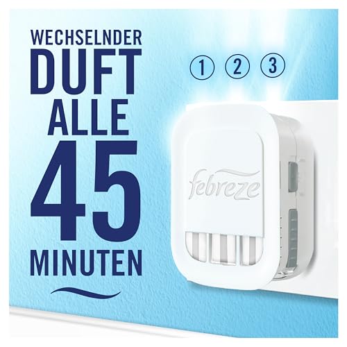 Febreze 3Volution Duftstecker 4x Nachfüllflakons Lilienbrise, 3 Abwechselnde Düfte Zum Bekämpfen Von Gerüchen 5