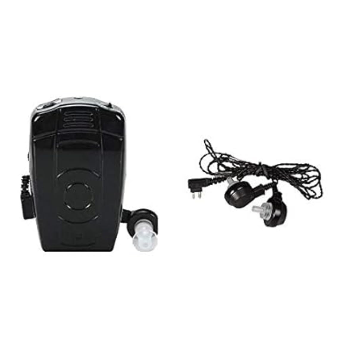 AA Super Axon Hearing Aid with Clear Sound for Old Aged People for upto 60% Hearing Loss Ear (Model-V-68, Color-Black, For Both Ear, With 3 Month Warranty and Free Special Power Kit Worth 499/-)