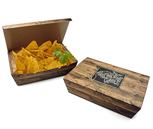 Snack-Box Enjoy Your Meal mit Klappdeckel Gross, Bedruckt, 400 Stück