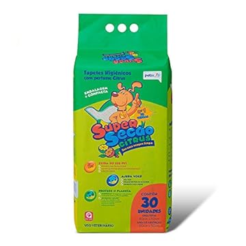 Petix Tapete Higiênico Para Cães Super Secão Citrus Petix 30 Unidades