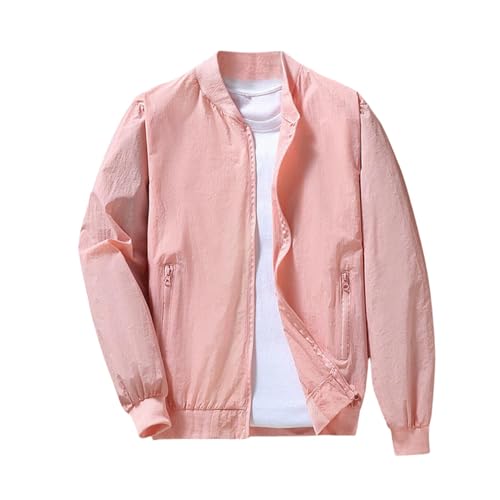 Veste à capuche homme polyvalente et légère outdoor rose XS