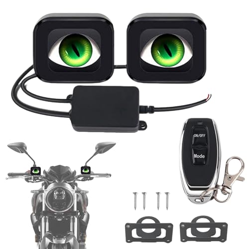 Feux de sécurité pour moto étanches 6 modes animés universels 12-36V