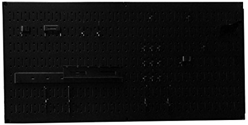 Wall Control Modular Pegboard Tool Organizer System - Wall-Mounted Metal Peg Board Tool Storage Unit For Pegboard Tiling (Black Pegboard) #TOP1