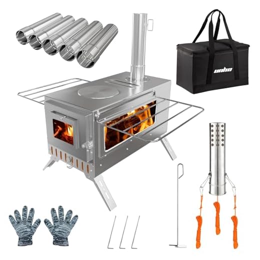 Portable Wood Burning Stove for Outdoor Use