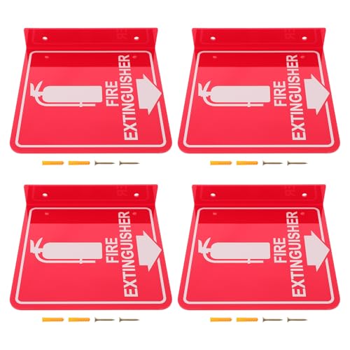 Signalisation incendie en acrylique Amosfun double face avec flèche bas pour intérieur et extérieur