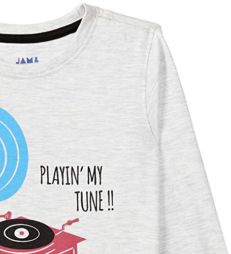 Image of Amazon Brand - Jam & Honey Boy's Regular Fit T-Shirt (Pack of 3)