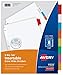 Produktbild Avery Big Tab 11222 Trennblätter, extra breit, 8 bunte Tabs