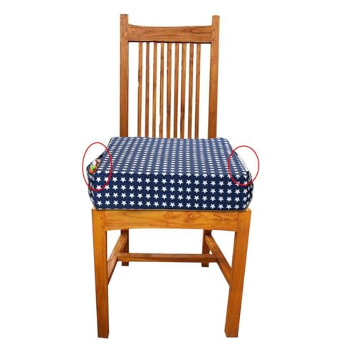 Totority 椅子用高さクッション 子供用ダイニングクッション キッズチェアパッド 軽量 持ち運び便利 快適設計 ダイニングや外出先でも使用可能