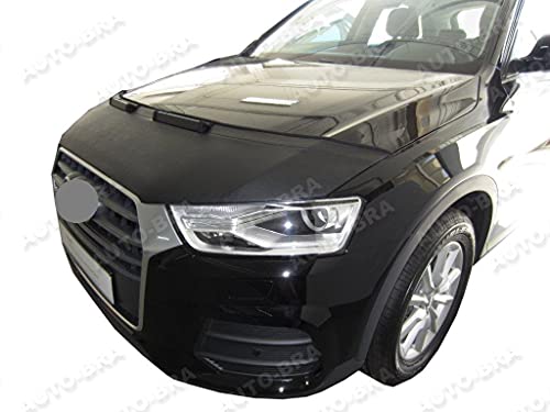 HOOD BRA Front End Nose Mask Compatible with AUDI Q3 8U 2011-2018 Bonnet Bra STONEGUARD PROTECTOR TUNING