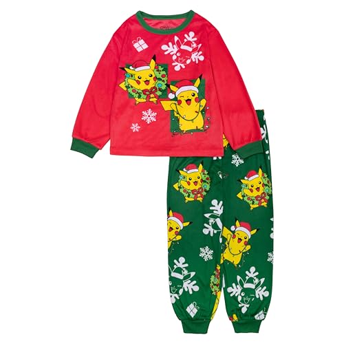 Pokemon Boys 2-Piece Loose-fit Pajama Set Soft & Cute for Kids PIKA GIFTS 6