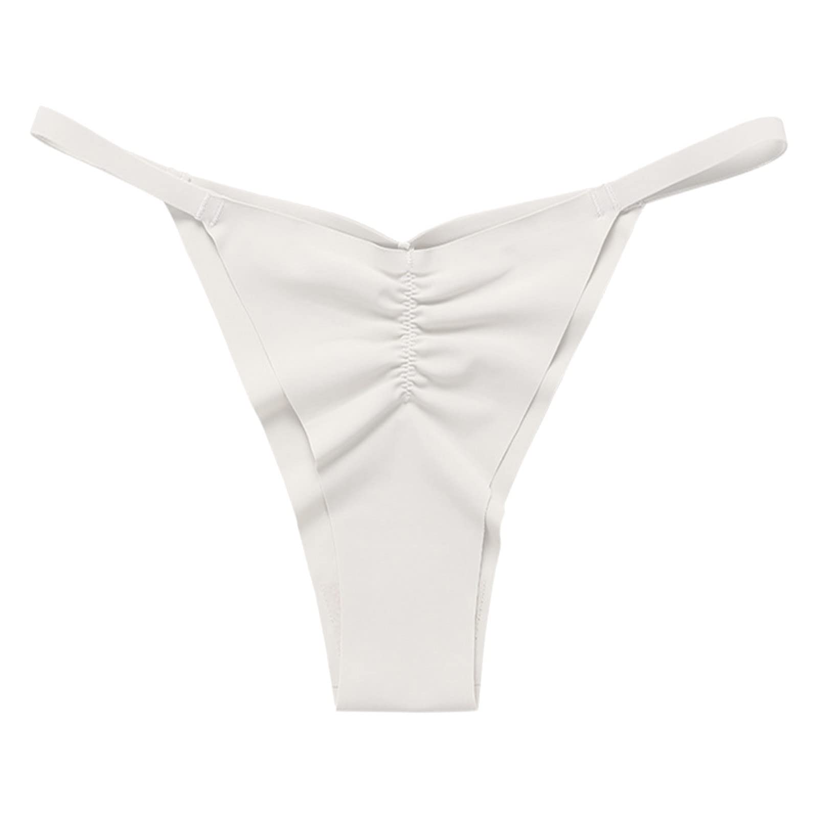 GenericDanish Endurance Women's Underwear Lace Bralettes for Women Plus Size Etam Underwear Plain Knickers Thigh Shapewear Wo White