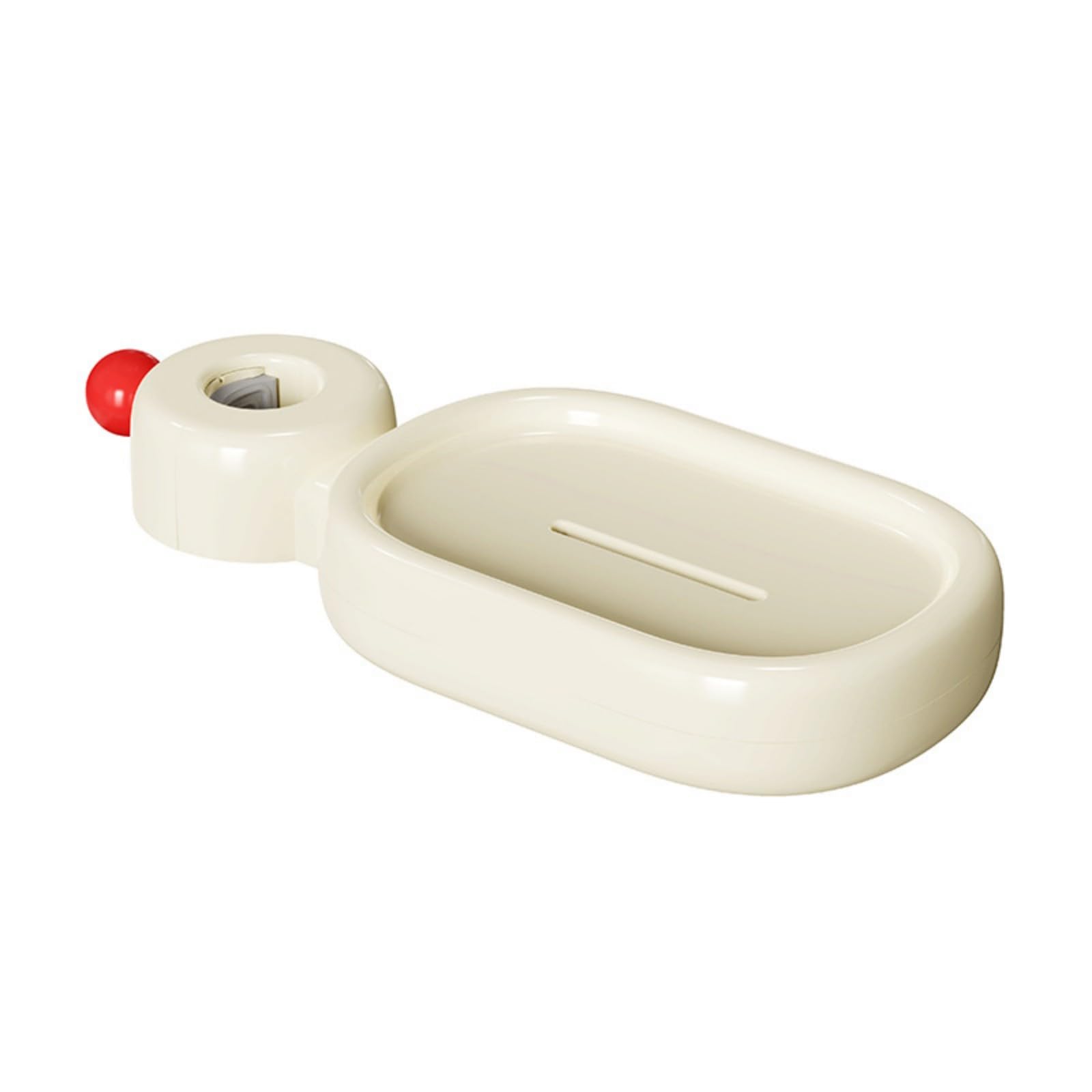 Tsophreniq Quick-Draining Wall-Mounted Soap Holder for Bathroom Sink Tray Storage Space Saver Quick-Draining Wall-Mounted Soap Holder