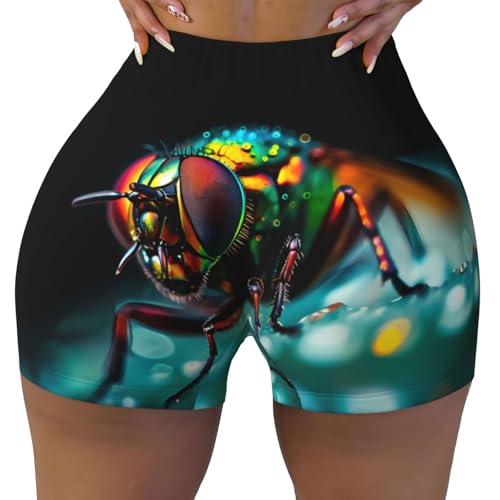 Eagle Pattern Sports Shorts, high Elastic Slim Fitness Pants, Suitable for Yoga/Leisure/Daily wear