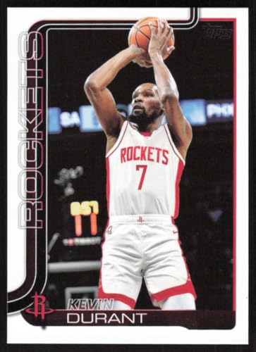 2025-26 TOPPS 157 KEVIN DURANT HOUSTON ROCKETS BASKETBALL OFFICIAL TRADING CARD OF NBA