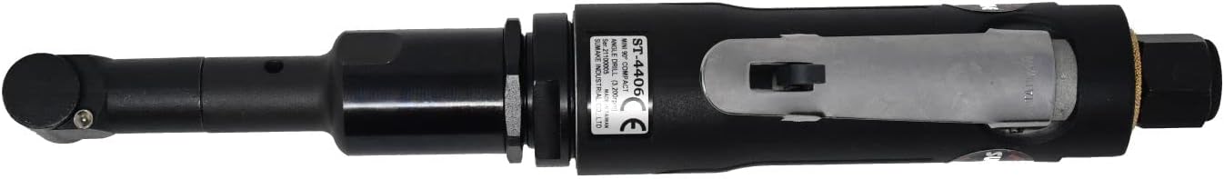 Industrial Aerospace Aircraft Mini 90 Degree Angle Air Drill Head, W/Comfort Grip, (Sumake ST-AD705B32)