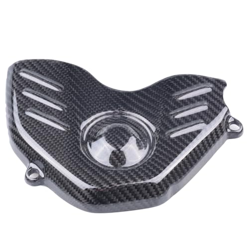 Image of 100% Real 3K Carbon Fiber Sprocket Cover Fit for Honda 2007-2026 CBR600RR CBR 600RR Glossy Twill Weave nt01