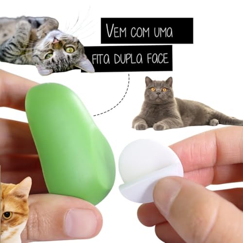 Catnip Brinquedo Interativo Gato Abacate 360º Com Fita Adesiva
