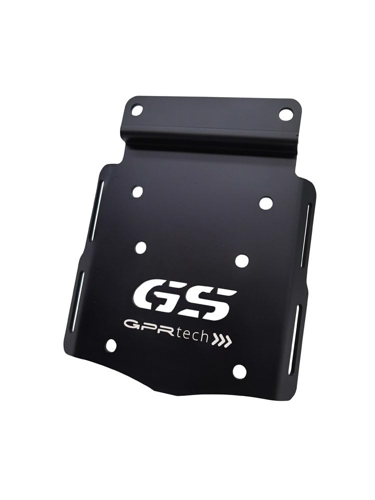 GPR Tech Compatible avec F 800 GS 2008/2015 Top Case ALPI-Tech 55 LT Noir Top Case en Aluminium, Couleur Noire avec Plaque spécifique Incluse Capacité litres 55