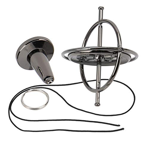 VGEBY Gyroskop, Kompaktes Gyroskop aus Zinklegierung, Stressabbau, Fingerspitze, Anti-Schwerkraft-Dekompressionsspielzeug für Erwachsene und Große Kinder