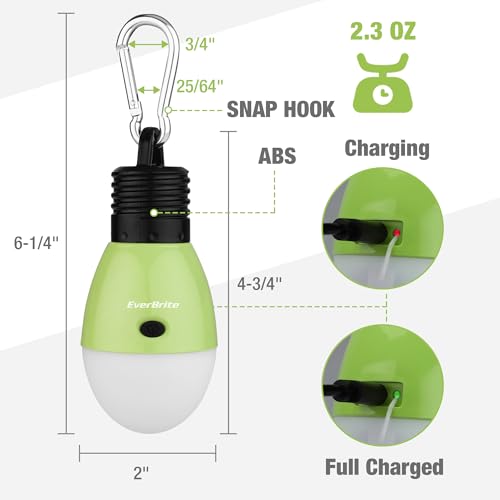 EverBrite Rechargeable Colorful Tent Lights