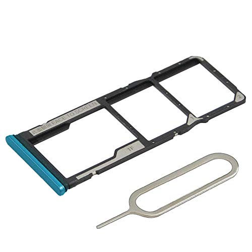 MMOBIEL Vassoio Carta SIM Compatibile con Xiaomi Redmi Note 9 / Note 9S / Note 9 Pro M2003J15SC M2003J15SG M2003J15SS M2003J6A1G M2003J6B2G - Porta Scheda SIM Incl il pin della SIM - Blu