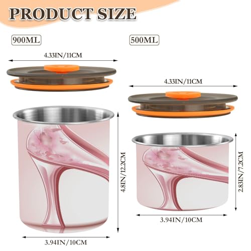 Contenedor Hermético de Acero Inoxidable para Café 900ml miniatura 2