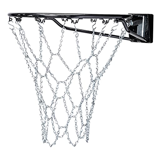 Franklin Sports Basketball Net - Heavy-Duty Metal Chain Link Basketball Net - Replacement Basketball Net for Standard Hoops