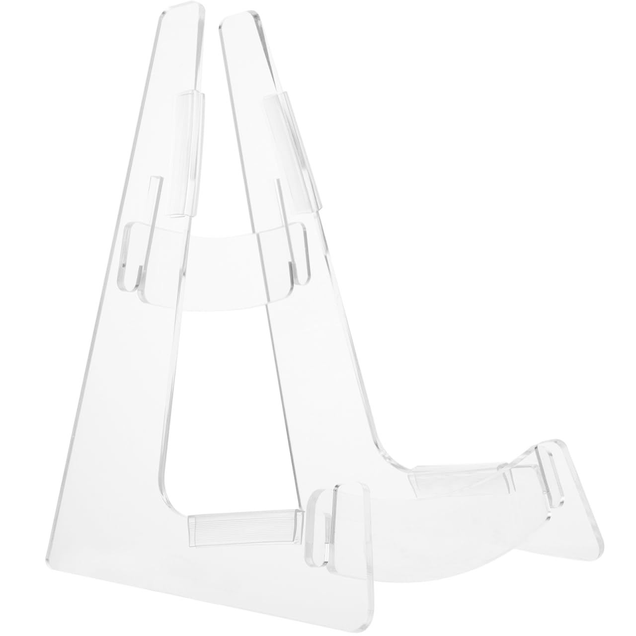 Acrylic Guitar Stand Non-Slip Bass Display Stand Electric Acoustic Bass Ukulele Multipurpose Floor Storage Rack for Home Retail