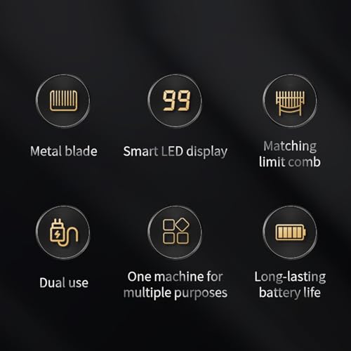 Rasoir tête multifonction visage corps charge USB homme - 3