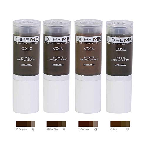 Doreme Permanent Makeup, Microblading Pigment Sets (Concentrate Set) (Dark Brown)
