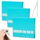 3 Boxes/72Pcs Sticky Cleaning Ear Stick,Gentle Reusable Soft Spiral Head Adhesive Pick,Ear Cleaning Tool Stick,Sticky Swabs For Kids & Adults.
