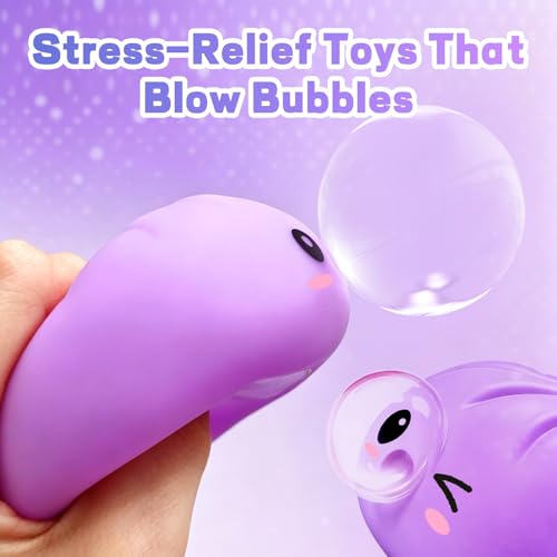 Mystery Glitter Dumpling Squishy Pack with Steamer Box – Soft Bao Bun Stress Ball, Sensory Fidget Squeeze Toy for Stress & Anxiety Relief, Stretchy Desk Toy Gift for Kids, Teens & Adults - Image 4
