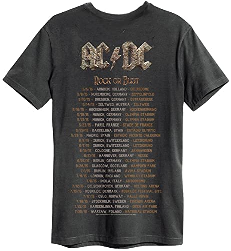 Amplified ACDC Rock Or Bust Tour Top de Sport Homme - Les Beatles, Paul McCartney, John Lennon, RIngo Starr, George Harrison Amplified ACDC Rock Or Bust Tour Top de Sport Homme – Image 3