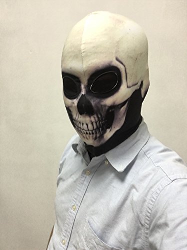 Image of WTACTFUL 3D Scary Skeleton Mask Skull Mask Grim Reaper Mask for Halloween