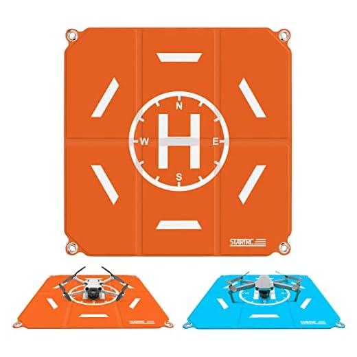 STARTRC Drone Landing Pad Pro, Universal Waterproof Portable Fast-Foldable Helipad for DJI Mini 2 SE/Air 2S/Mini 2/Mini 3 Pro/Mavic 3/Mavic 2/Holy Stone/FPV Drone/DJI Avata/RC Quadcopters (20-inch)