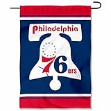 Philadelphia 76ers Vintage Throwback Retro Classics Double Sided Garden Flag
