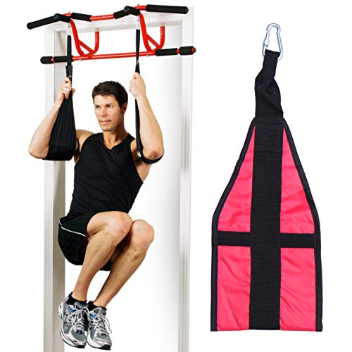 IMIKEYA Tiras Ab Pull Up Fitness Strap Sling Tiras para Pendurar para Treino Músculo Abdominal (Rosa