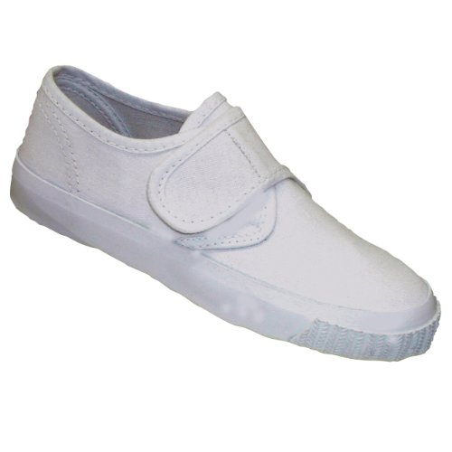 Mirak Kinder Turnschuhe mit Klettverschluss (34,5 EU) (WeiÃŸ)