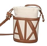 Armani Exchange Borsa donna secchiello natural/saline clay Dimensioni borsa: PICCOLA...