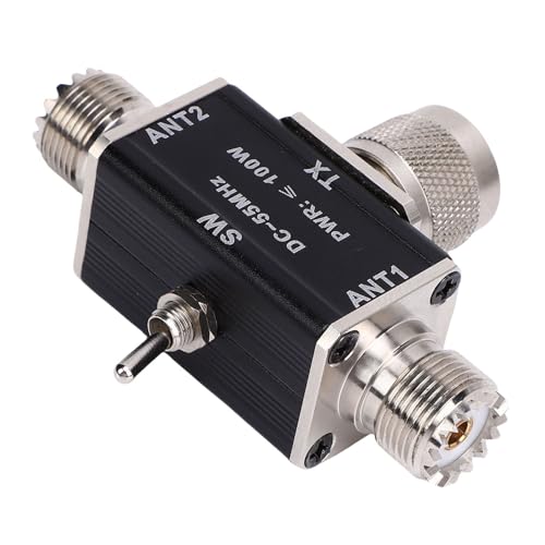 Conmutador de antena coaxial Jectse de 2 vías para organizar su estación de radioaficionado