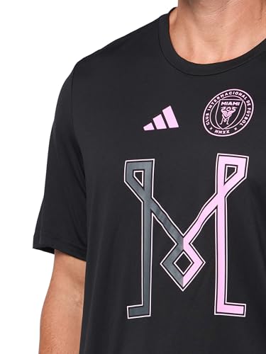 adidas Men's Inter Miami Cf Pre-Game Short Sleeve T-Shirt3