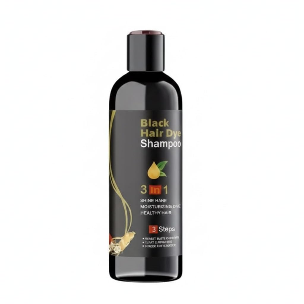 Generic 3 in 1 Instant Black Hair Shampoo, 100ml - Image 1