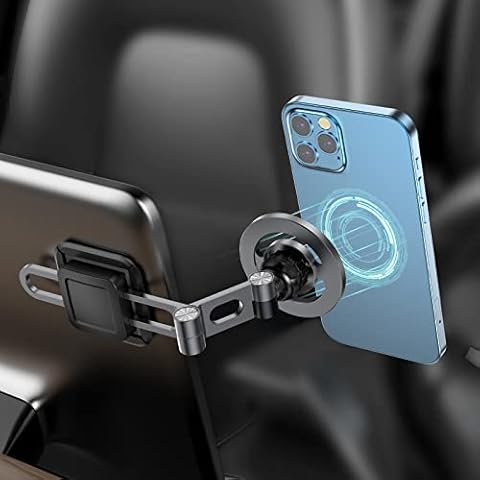 MINDSKY Magnetic Phone Mount Compatible with Mag-Safe for Tesla 3 / Y / S / X Accessories Cellphone Holder for Car Screen / Dashboard Cover