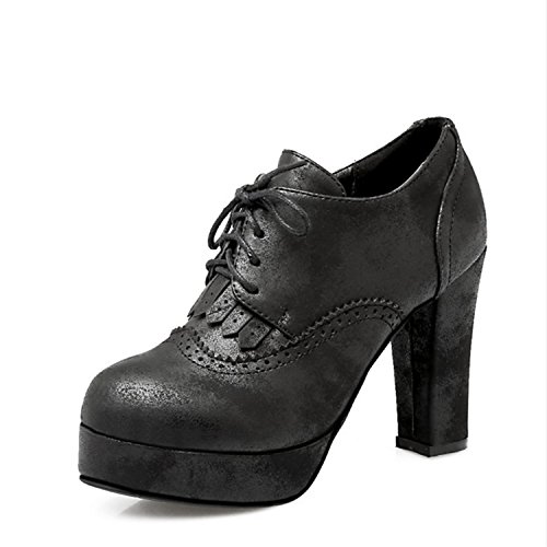 Baqijian Sexy Women Gladiator T Straps Square High Heel Shoes Party Wedding Platform