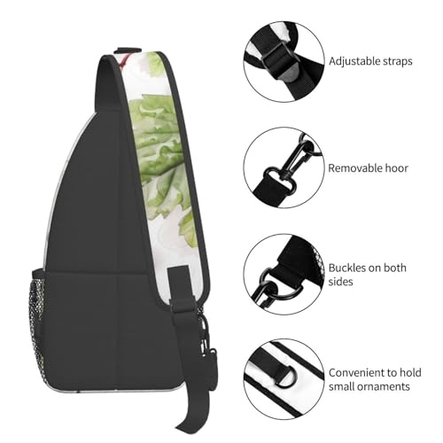 Bolso cruzado bandolera para hombre negro miniatura 5