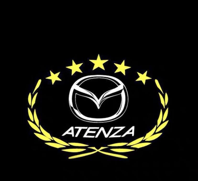 UTRFJO Car Door Projector Lights for Mazda 8 Atenza 6, Car Door Welcome Light Car Door Light Projector Courtesy Door Light, Welcome Light Lamp Door Light Puddle Lights,2psc