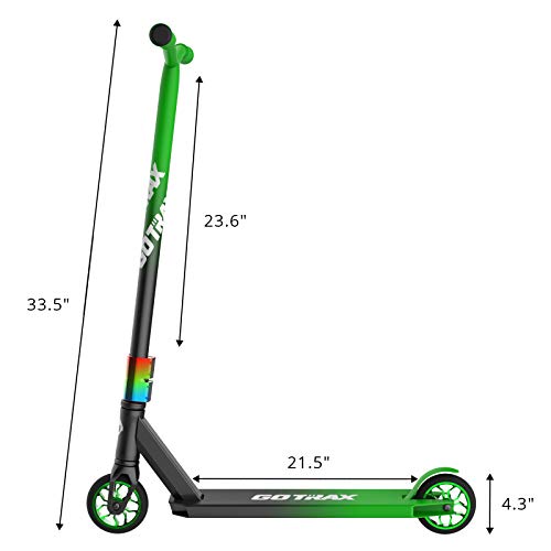 Gotrax St Pro 200 Pro Scooters - Durable Aircraft Aluminum Stunt Scooter - Intermediate And Beginner Freestyle Scooter For Kids 8 Years And Up - Best Trick Kick Scooters For Teens And Adults #TOP6